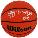 Craig Hodges Signed Wilson Indoor/Outdoor NBA Basketball w/3x 3-PT Contest Champ