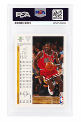 Craig Hodges Signed Chicago Bulls 1991 Upper Deck Basketball Trading Card #148 - (PSA Encapsulated)