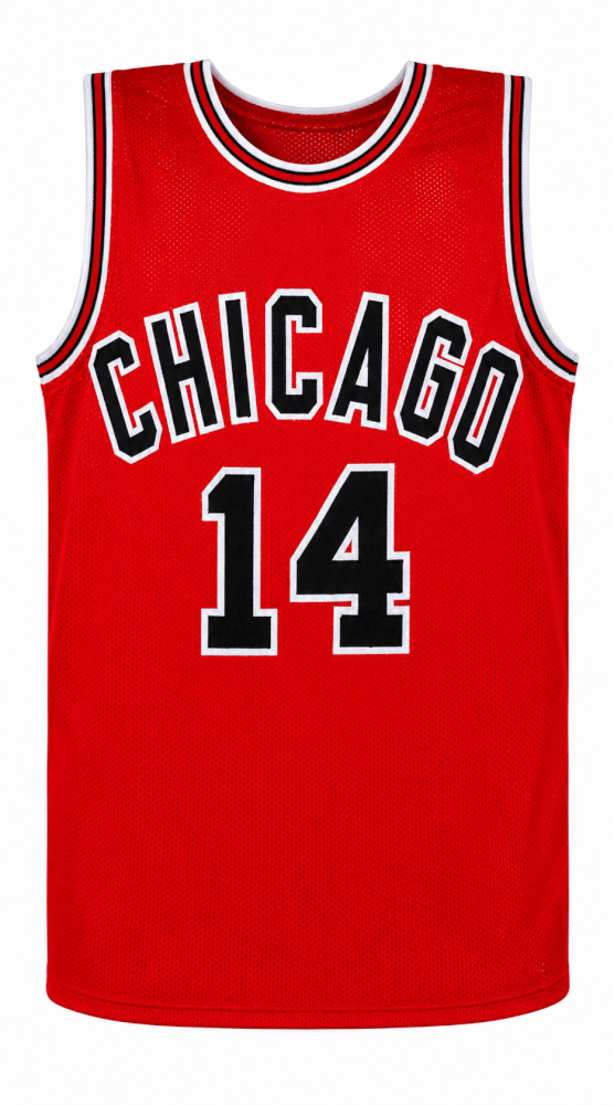Craig Hodges Signed Red Custom Basketball Jersey w/2x NBA Champ