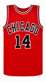Craig Hodges Signed Red Custom Basketball Jersey w/2x NBA Champ