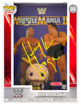 Hulk Hogan Signed WWE Wrestlemania 3 Hogan vs. Andre The Giant Funko Pop Doll #04