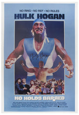 Hulk Hogan Signed No Holds Barred 2740 Full Size Movie Poster