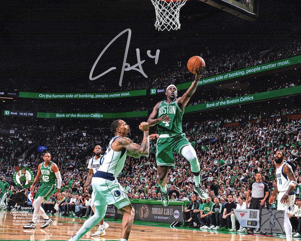 Jrue Holiday Signed Boston Celtics 2024 NBA Finals Action 8x10 Photo - (Fanatics)