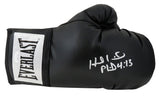 Evander Holyfield Signed Everlast Black Boxing Glove (JSA)