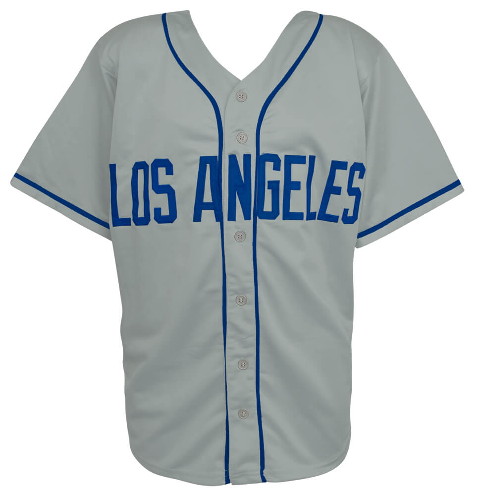 Todd Hollandsworth Signed Grey Custom Baseball Jersey w/96 NL ROY