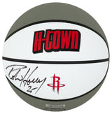 Robert Horry Signed Houston Rockets The City Logo Wilson NBA Basketball