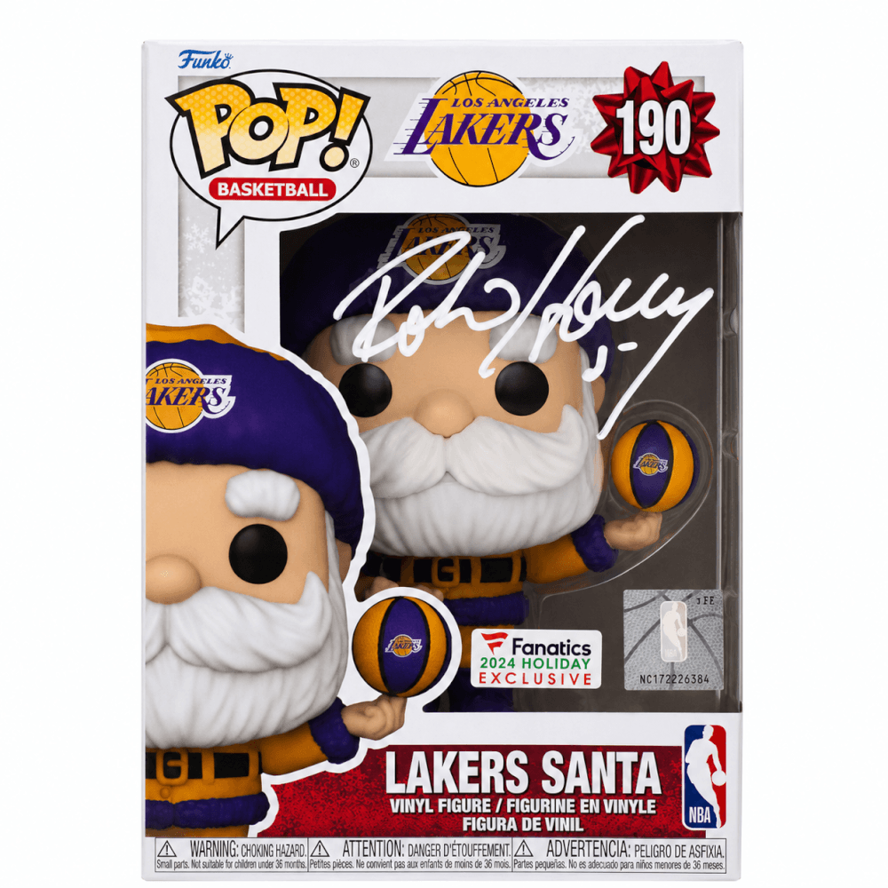 Robert Horry Signed Los Angeles Lakers SANTA Funko Pop Doll #190