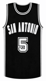 Robert Horry Signed Black Custom Basketball Jersey