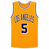 Robert Horry Signed Gold Custom Basketball Jersey w/Big Shot Rob