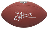 Jeff Hostetler Signed Wilson Limited Full Size NFL Football