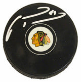 Marian Hossa Signed Chicago Blackhawks Logo Hockey Puck