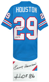 Ken Houston Signed Powder Blue Throwback Custom Football Jersey w/HOF'86