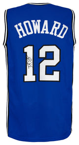 Dwight Howard Signed Blue Custom Basketball Jersey
