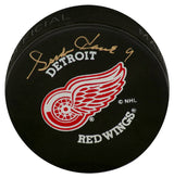 Gordie Howe Signed Detroit Red Wings Hockey Puck - (JSA COA)