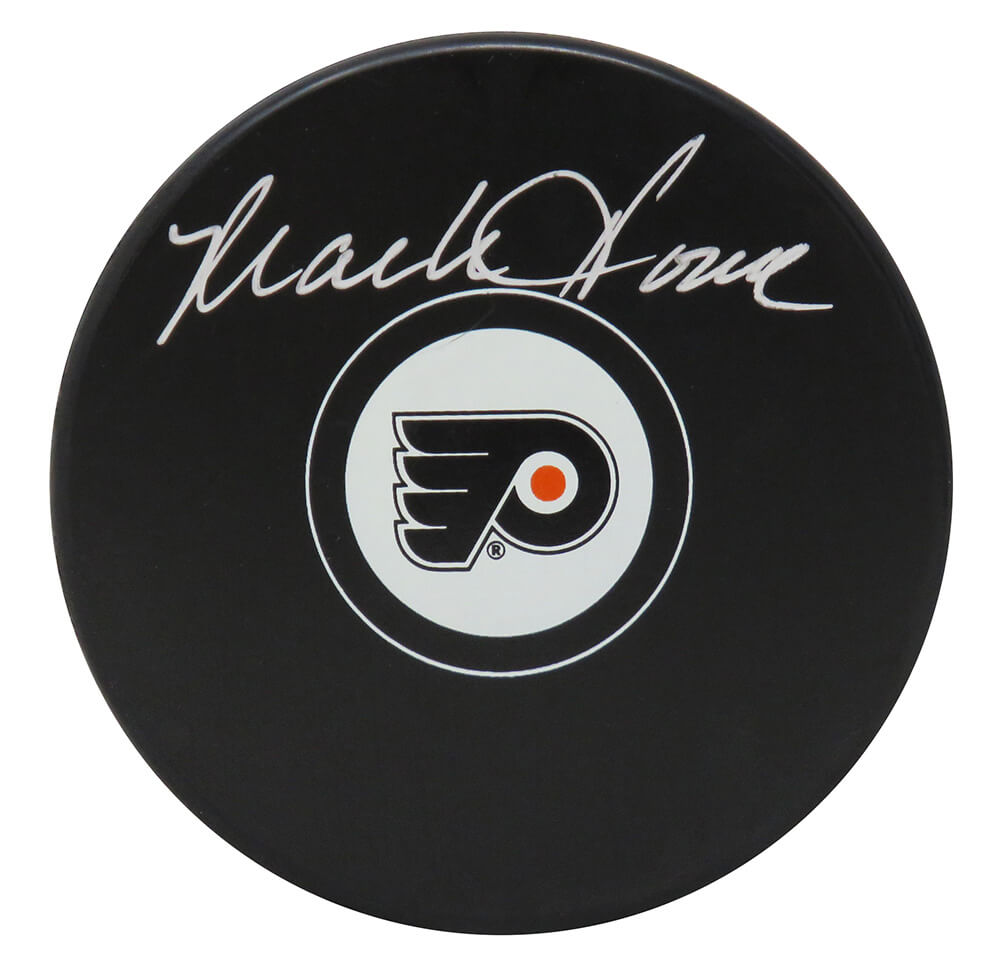 Mark Howe Signed Philadelphia Flyers Hockey Puck