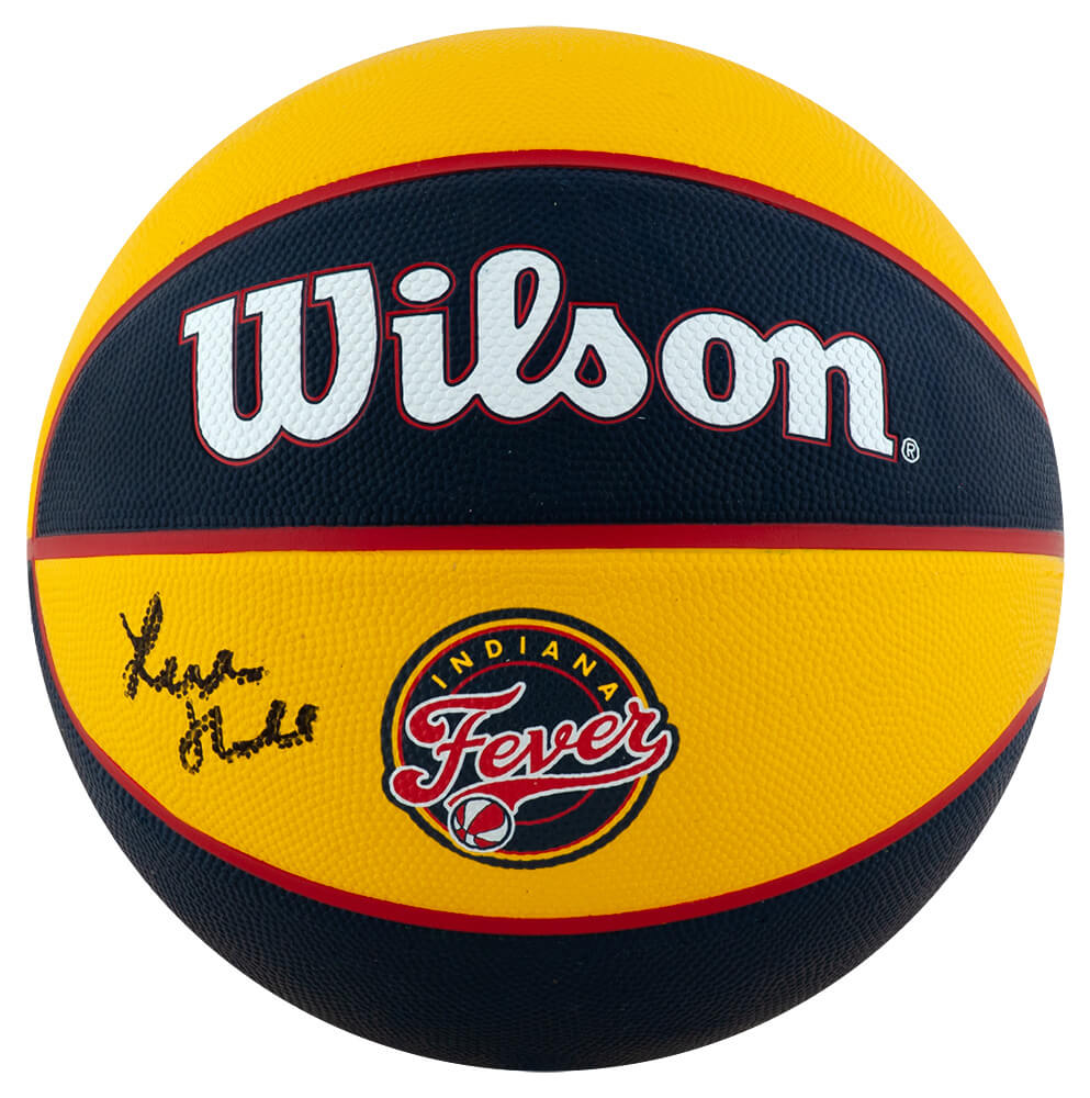 Lexie Hull Signed Indiana Fever Logo WNBA Wilson Basketball