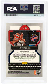Lexie Hull Signed Indiana Fever 2022 Panini Prizm WNBA Rookie Basketball Card #186 - (PSA Encapsulated)