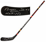 Bobby Hull Signed Chicago Blackhawks Logo 48 Inch Full Size Hockey Stick w/HOF 1983