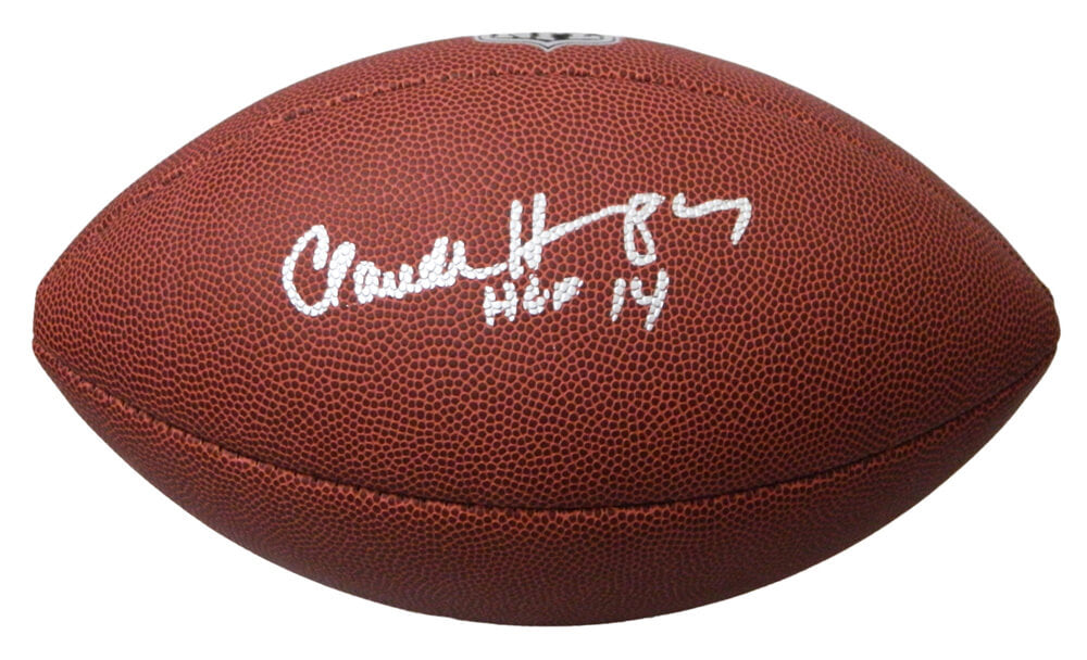 Claude Humphrey Signed Wilson Limited Full Size NFL Football w/HOF'14