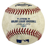 Angels Mike Trout "Hit #421" Signed 4/18/14 Angels Vs Tigers GU OML Baseball MLB