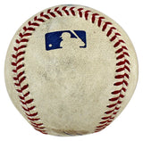 Angels Mike Trout "Hit #421" Signed 4/18/14 Angels Vs Tigers GU OML Baseball MLB