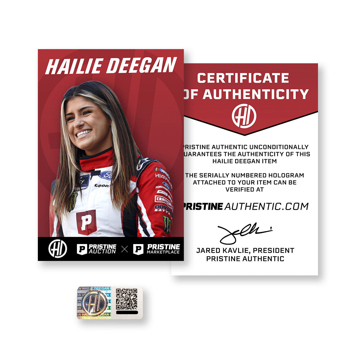 Hailie Deegan Signed NASCAR #1 2022 Pristine Auction F150 - 1:24 Premium Action Diecast Car | Truck (PA)