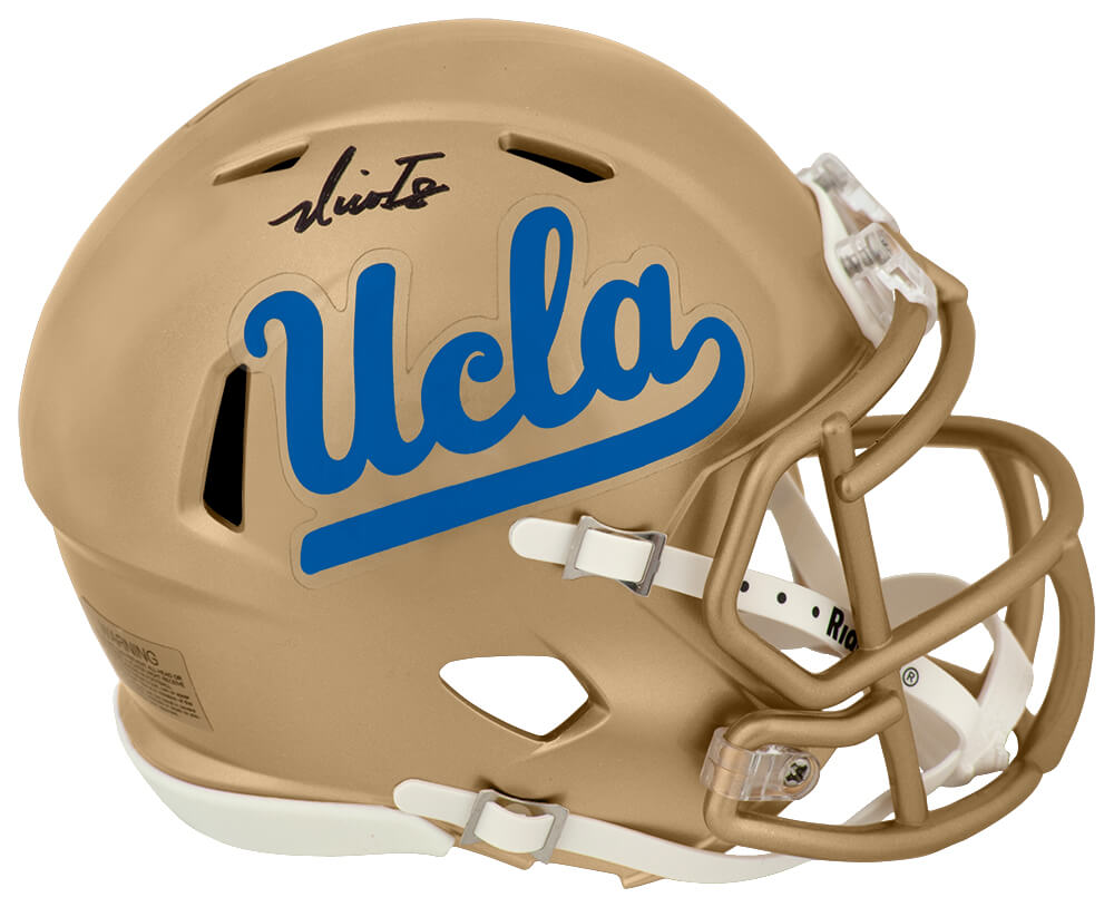 Nico Iamaleava Signed UCLA Bruins Riddell Speed Mini Helmet