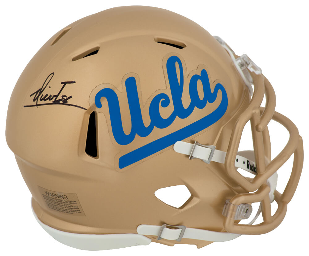 Nico Iamaleava Signed UCLA Riddell Speed Mini Helmet