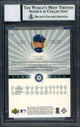 Ichiro Suzuki Autographed 2003 Upper Deck Game Face Card #101 Seattle Mariners Auto Grade 10 Beckett BAS #12491336