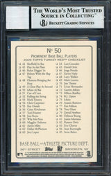 Ichiro Suzuki Autographed 2005 Topps Turkey Red Card #50 Seattle Mariners Auto Grade 10 Beckett BAS #12491436