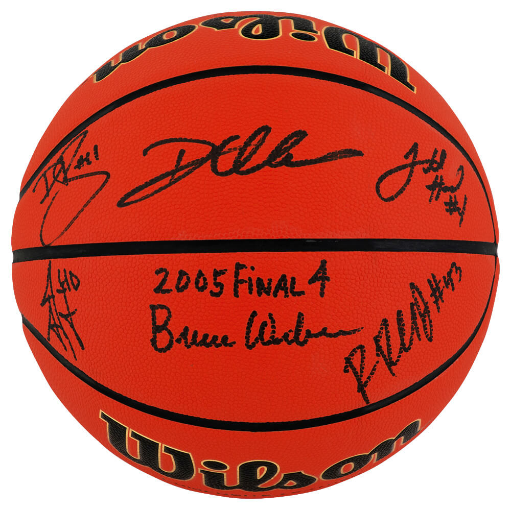 2005 Illinois Fighting Illini Team Signed Wilson NCAA Indoor/Outdoor Basketball w/6-Signatures