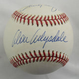Don Drysdale Sandy Koufax Signed Auto Rawlings Baseball PSA/DNA A91810