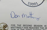 Don Mattingly Signed Cachet Auto Envelope JSA CS78652