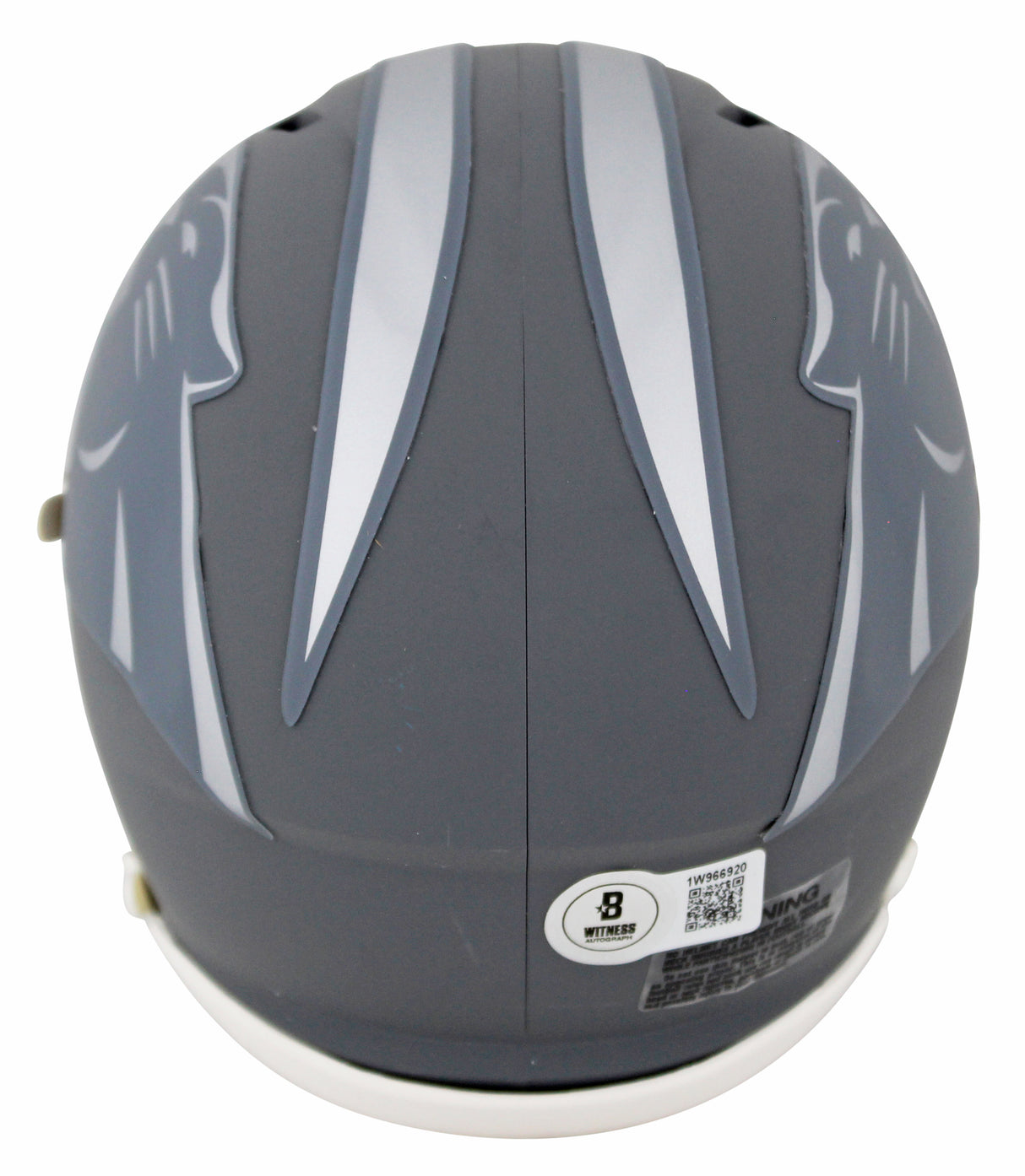 Panthers Xavier Legette Signed Slate Speed Mini Helmet W/ Case BAS Witnessed