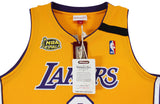 Lakers Kobe Bryant Signed Yellow M&N 1999-00 HWC Authentic Jersey PSA #B11736