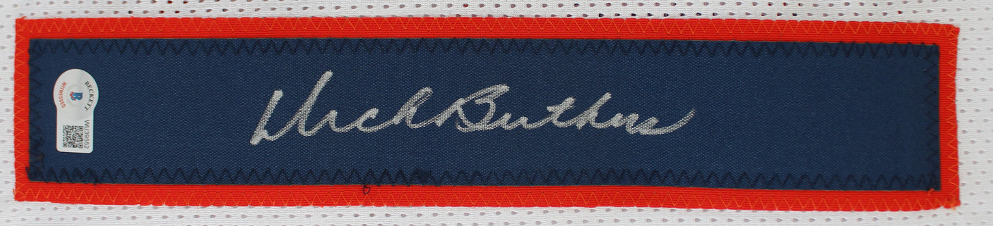 Dick Butkus Authentic Signed White Pro Style Jersey Autographed BAS Witnessed