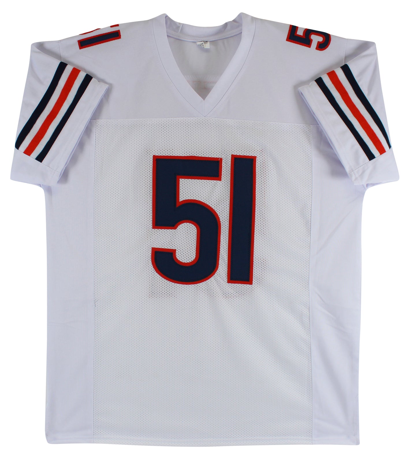 Dick Butkus Authentic Signed White Pro Style Jersey Autographed BAS Witnessed