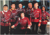 Star Trek (7) Shatner, Nimoy, Takei Signed Framed Photo LE 138/2500 BAS #AD38994