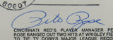 Pete Rose Signed Cachet Auto Envelope JSA CS78655