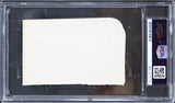Walt Disney Authentic Signed 2.75x4.25 Cut Signature Sears LOA & PSA/DNA Slabbed