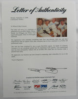 Mickey Mantle Joe DiMaggio Whitey Ford Billy Martin Signed Auto 11x14 Photo PSA/DNA LOA H54921
