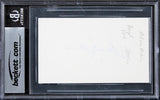 Adam Arkin Chicago Hope Authentic Signed 3x5 Index Card Autographed BAS Slabbed