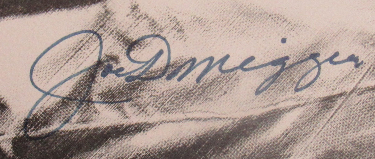 Joe DiMaggio Signed 23x28 Vintage Poster JSA BB04725