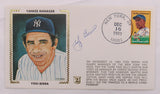 Yogi Berra Signed Cachet Auto Envelope JSA CS78657