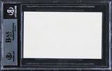 Walter Lantz Signed 3x5 Index Card w/ Woody Woodpecker Sketch BAS Slabbed