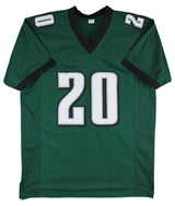 Brian Dawkins Authentic Signed Green Jersey Autographed BAS Witnessed