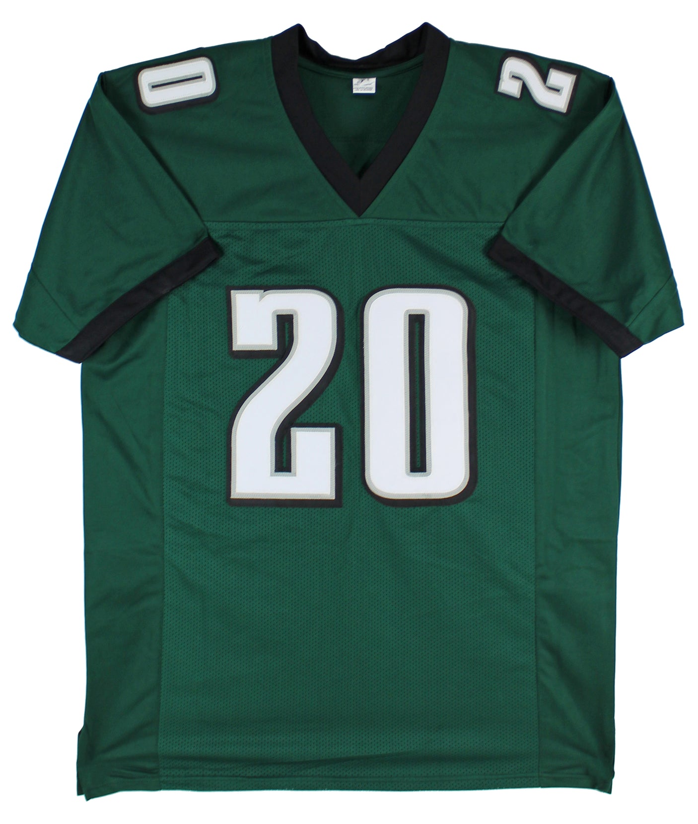 Brian Dawkins Authentic Signed Green Jersey Autographed BAS Witnessed