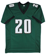 Brian Dawkins Authentic Signed Green Jersey Autographed BAS Witnessed