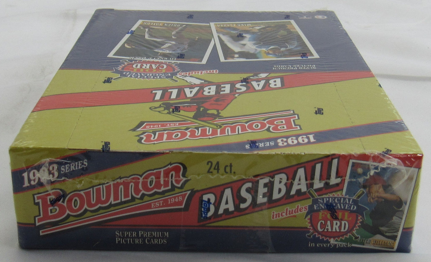 1993 Bowman Baseball Factory Sealed Hobby Wax Box 24 Packs Derek Jeter Rookie RC