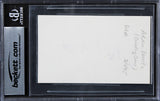 Adam Duritz Counting Crows Authentic Signed 3x5 Index Card BAS Slabbed